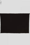 BASERANGE France organic cotton tie skirt BAS-SKBR-RIB-000-HEI black